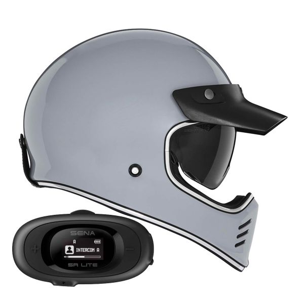 Casque Integral NOX Seventy II Nardo Grey + Kit bluetooth 5R Lite Casque Integral NOX Seventy II Nardo Grey + Kit bluetooth 5R Lite