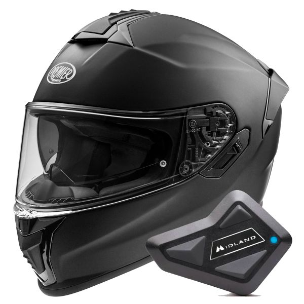 Casque Integral Premier Evoluzione U9BM + Kit Bluetooth BT Mini Casque Integral Premier Evoluzione U9BM + Kit Bluetooth BT Mini