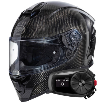 Casque Integral Premier Hyper Carbon + Kit Bluetooth 5S Solo