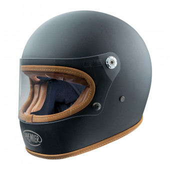 Casque Integral Premier Trophy Platinium U9BM Noir Mat Casque Integral Premier Trophy Platinium U9BM Noir Mat
