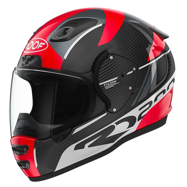 Casque Integral Roof RO200 Carbon Falcon Red White Casque Integral Roof RO200 Carbon Falcon Red White