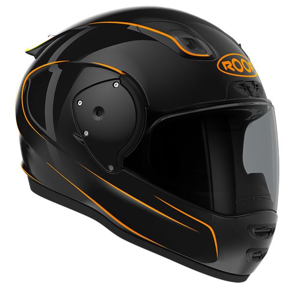 Casque Integral Roof RO200 Neon Black Orange Casque Integral Roof RO200 Neon Black Orange