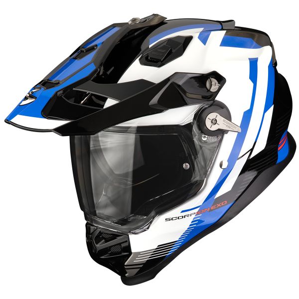 Casque Integral Scorpion ADF 9000 Air Patrol Black Blue White Casque Integral Scorpion ADF 9000 Air Patrol Black Blue White