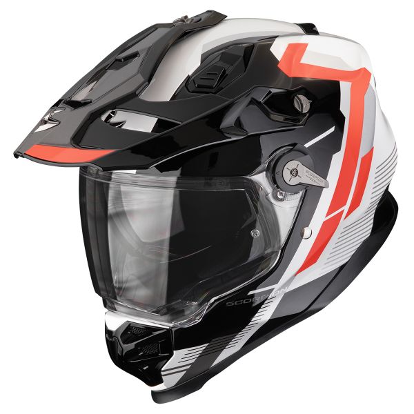 Casque Integral Scorpion ADF 9000 Air Patrol Black Red Casque Integral Scorpion ADF 9000 Air Patrol Black Red