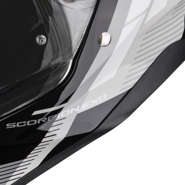 Scorpion ADF 9000 Air Patrol Black Silver