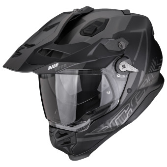 Casque Integral Scorpion ADF 9000 Air Summit Matt Black Silver