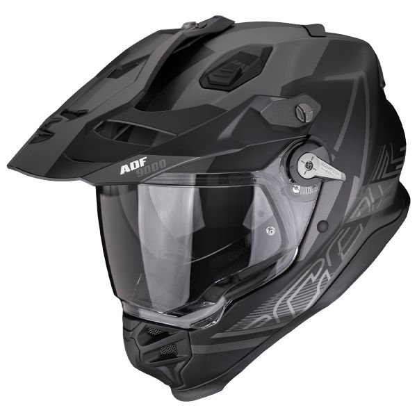 Casque Integral Scorpion ADF 9000 Air Summit Matt Black Silver