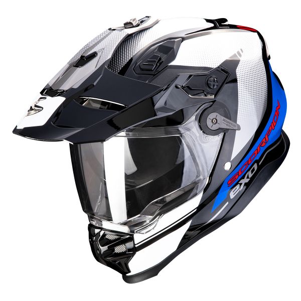 Casque Integral Scorpion ADF 9000 Air Trail Black Blue White