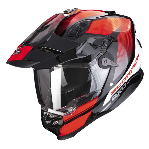 Casque Integral Scorpion ADF 9000 Air Trail Black Red