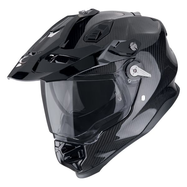 Casque Integral Scorpion ADF 9000 Carbon Air Solid Black Casque Integral Scorpion ADF 9000 Carbon Air Solid Black