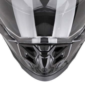 Scorpion ADF 9000 Carbon Air Solid Black + Kit Bluetooth Lokui K30