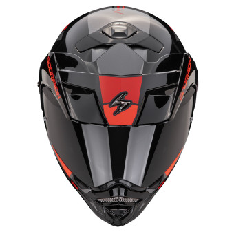 Scorpion ADX-2 Galane Silver Black Red + Kit Bluetooth 5S Solo