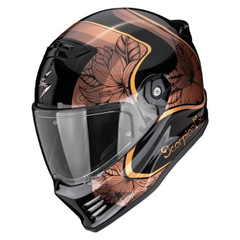 Casque Integral Scorpion Covert FX Ameria Black Gold