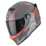 Casque Integral Scorpion Covert FX Danko Grey Red