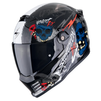Covert FX Skullz Matt Black Grey Gold