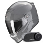 Casque Integral Scorpion Covert FX Solid Cement Grey + Kit Bluetooth Lokui K30