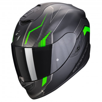 Casque Integral Scorpion Exo 1400 Air Fortuna Matt Black Green