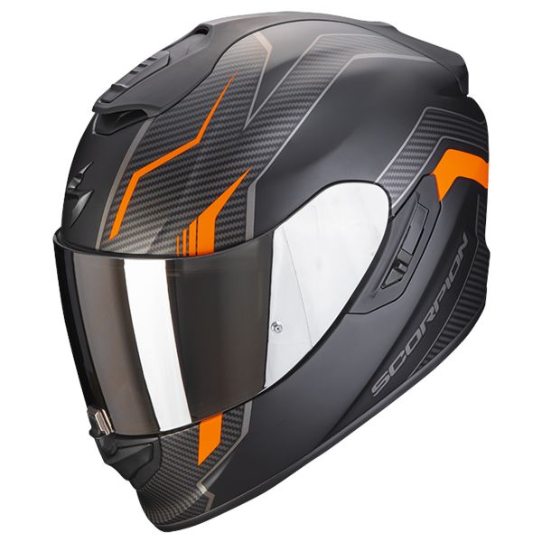 Casque Integral Scorpion Exo 1400 Air Fortuna Matt Black Orange Casque Integral Scorpion Exo 1400 Air Fortuna Matt Black Orange