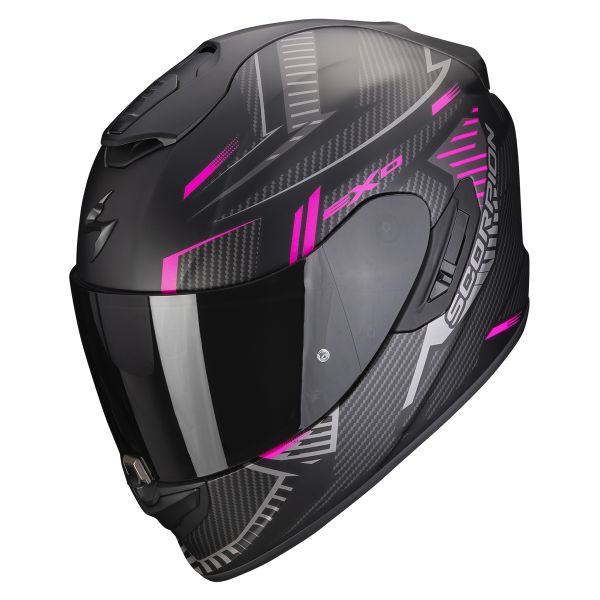 Casque Integral Scorpion Exo 1400 Evo Air Shell Matt Black Pink