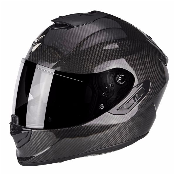 Casque Integral Scorpion Exo 1400 Evo Carbon Air Solid Black