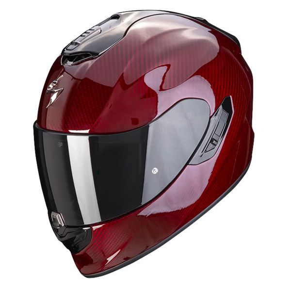 Casque Integral Scorpion Exo 1400 Evo Carbon Air Solid Red