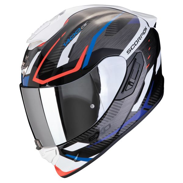 Casque Integral Scorpion Exo 1400 Evo II Air Accord Black Blue White