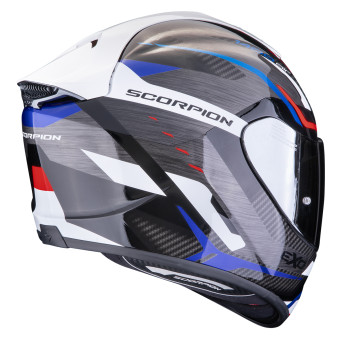 Scorpion Exo 1400 Evo II Air Accord Black Blue White + Kit Bluetooth Lokui K30