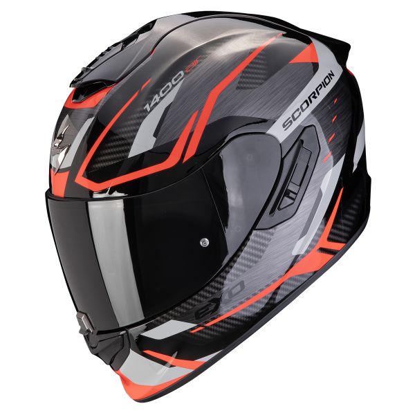 Casque Integral Scorpion Exo 1400 Evo II Air Accord Grey Red Casque Integral Scorpion Exo 1400 Evo II Air Accord Grey Red
