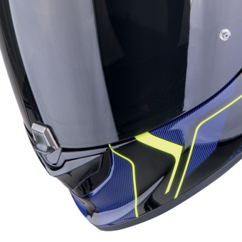 Scorpion Exo 1400 Evo II Air Intensio Black Blue + Kit Bluetooth 5S Solo