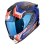 Casque Integral Scorpion Exo 1400 Evo II Air Linart Black Blue Red