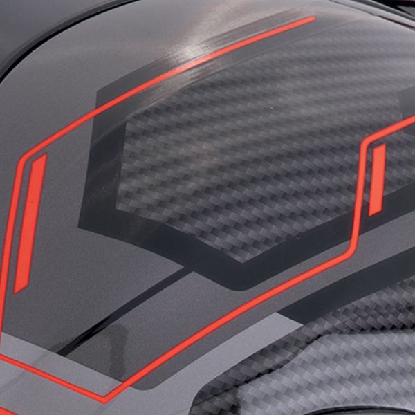 Scorpion Exo 1400 Evo II Air Linart Black Red + Kit Bluetooth BT Mini