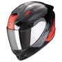 Casque Integral Scorpion Exo 1400 Evo II Air Luma Black Red