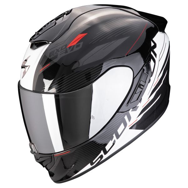 Casque Integral Scorpion Exo 1400 Evo II Air Luma Black White Casque Integral Scorpion Exo 1400 Evo II Air Luma Black White