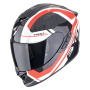 Casque Integral Scorpion Exo 1400 Evo II Carbon Air Enko Black Red White
