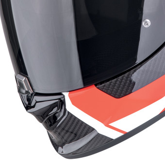 Scorpion Exo 1400 Evo II Carbon Air Enko Red + Kit bluetooth Exo-Com Link-1C