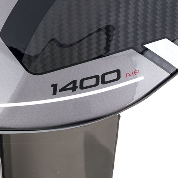 Scorpion Exo 1400 Evo II Carbon Air Enko Silver + Kit bluetooth Exo-Com Link-1