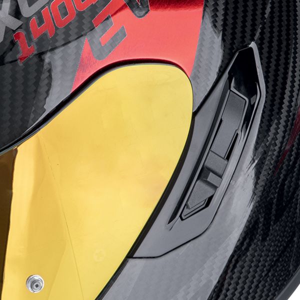 Scorpion Exo 1400 Evo II Carbon Air Platted Black Red