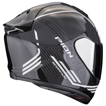 Scorpion Exo 1400 Evo II Carbon Air Reika White + Kit bluetooth Exo-Com Link-1