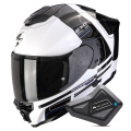 Pack Exo 1500 Air Dual White Black Blue + Kit Bluetooth BT Mini