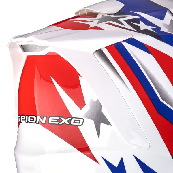 Scorpion Exo 1500 Air Etoile White Blue Red