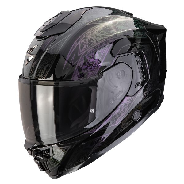 Casque Integral Scorpion Exo 1500 Air Fantasy Black Chameleon Casque Integral Scorpion Exo 1500 Air Fantasy Black Chameleon