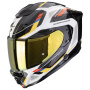 Casque Integral Scorpion Exo 1500 Air Sleek White Blue Yellow