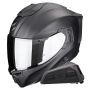 Casque Integral Scorpion Exo 1500 Air Solid Matt Black + Kit bluetooth Exo-Com Link-1