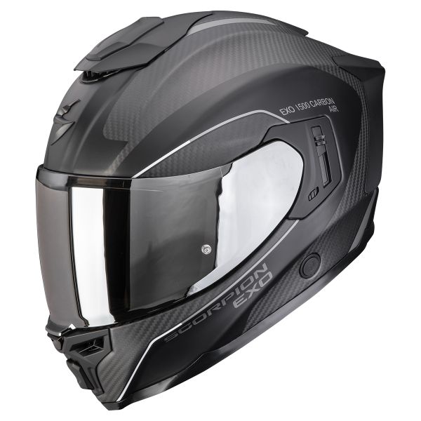 Casque Integral Scorpion Exo 1500 Carbon Air Mundi Matt Black Silver Casque Integral Scorpion Exo 1500 Carbon Air Mundi Matt Black Silver
