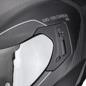 Scorpion Exo 1500 Carbon Air Mundi Matt Black Silver+Kit bluetooth Exo-Com Link-1