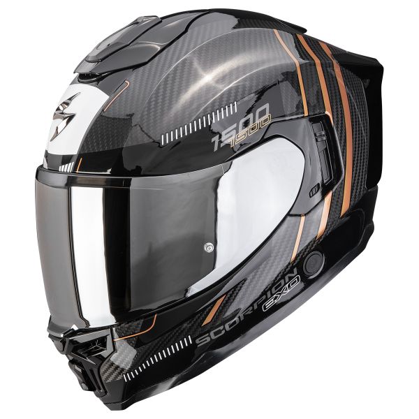 Casque Integral Scorpion Exo 1500 Carbon Air Zity Black Copper Casque Integral Scorpion Exo 1500 Carbon Air Zity Black Copper