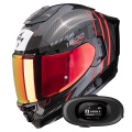 Pack Exo 1500 Carbon Air Zity Black Red + Kit bluetooth 5R Lite Solo