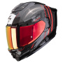 Casque Integral Scorpion Exo 1500 Carbon Air Zity Black Red