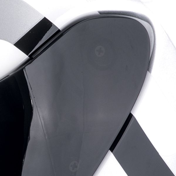 Scorpion Exo 391 Arok White Black Silver + Kit bluetooth Exo-Com Link-1C