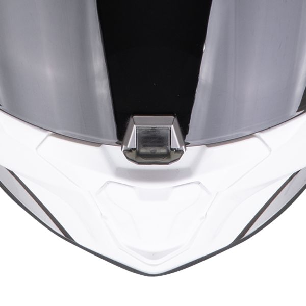 Scorpion Exo 391 Arok White Black Silver + Kit bluetooth Exo-Com Link-1C